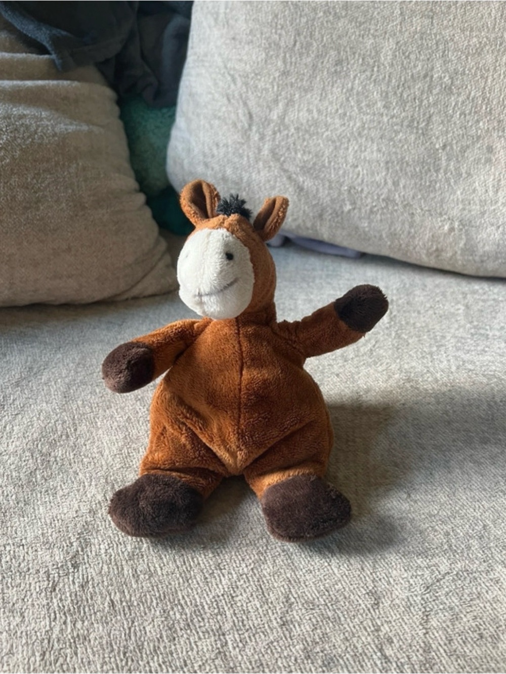 Breyer Brown Horse Plush Toy with Faux Leather Tag